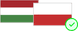 Poland and Hungary